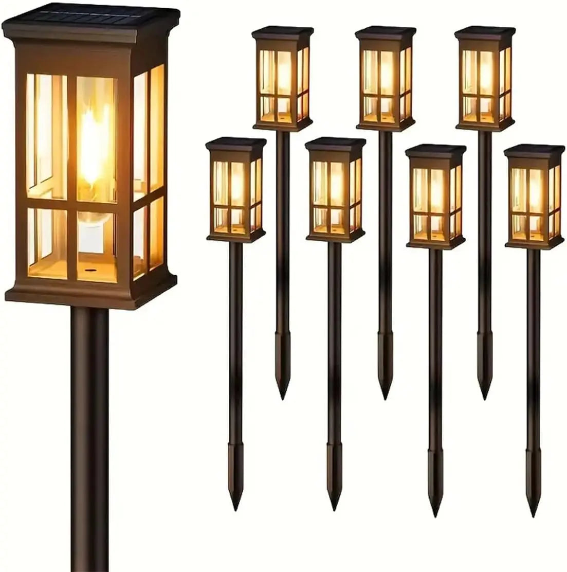 Solar Pathway Light Outdoor Lamp Waterproof Landscape Lighting For Garden