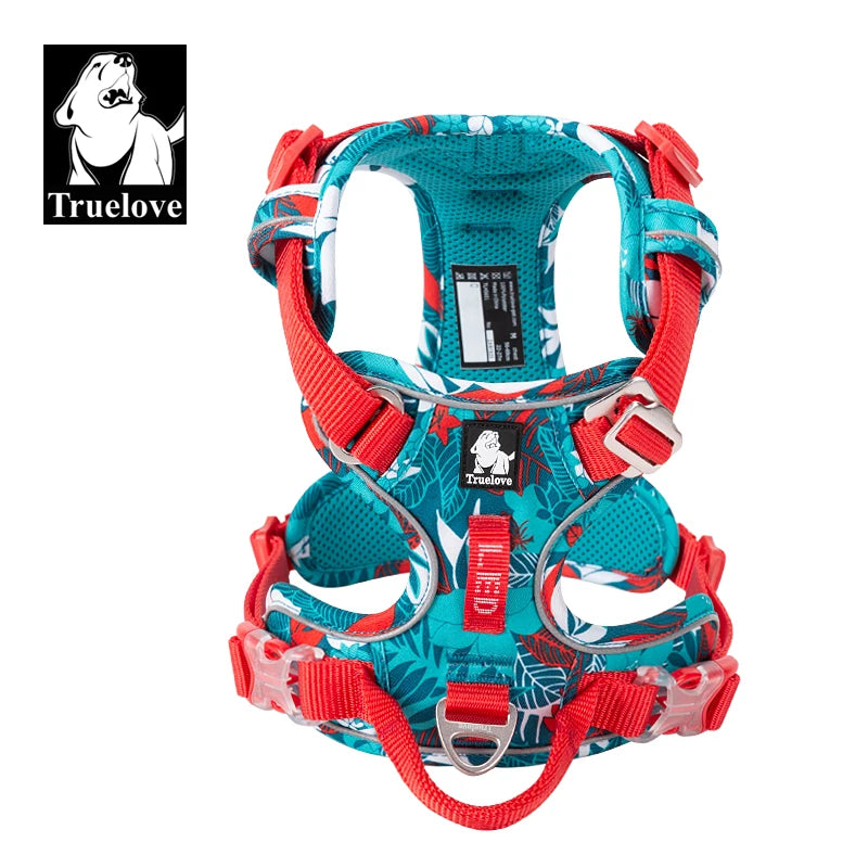 Truelove Premium Reflective Dog Harness in Camouflage Design