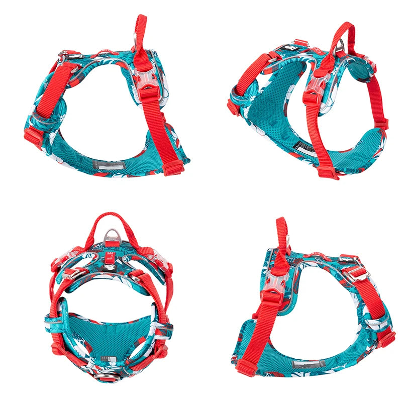 Truelove Premium Reflective Dog Harness in Camouflage Design