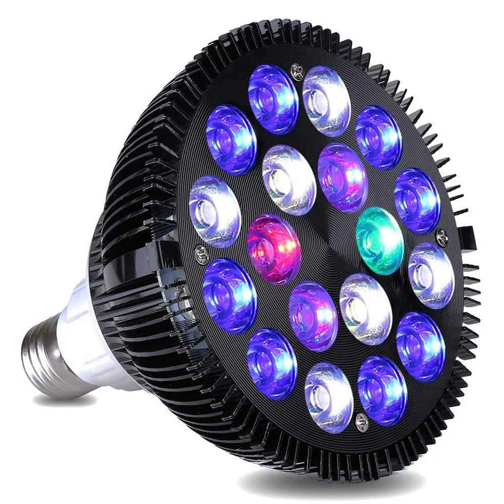 E27 LED Aquarium Light Bulb for Coral Reef and Plants