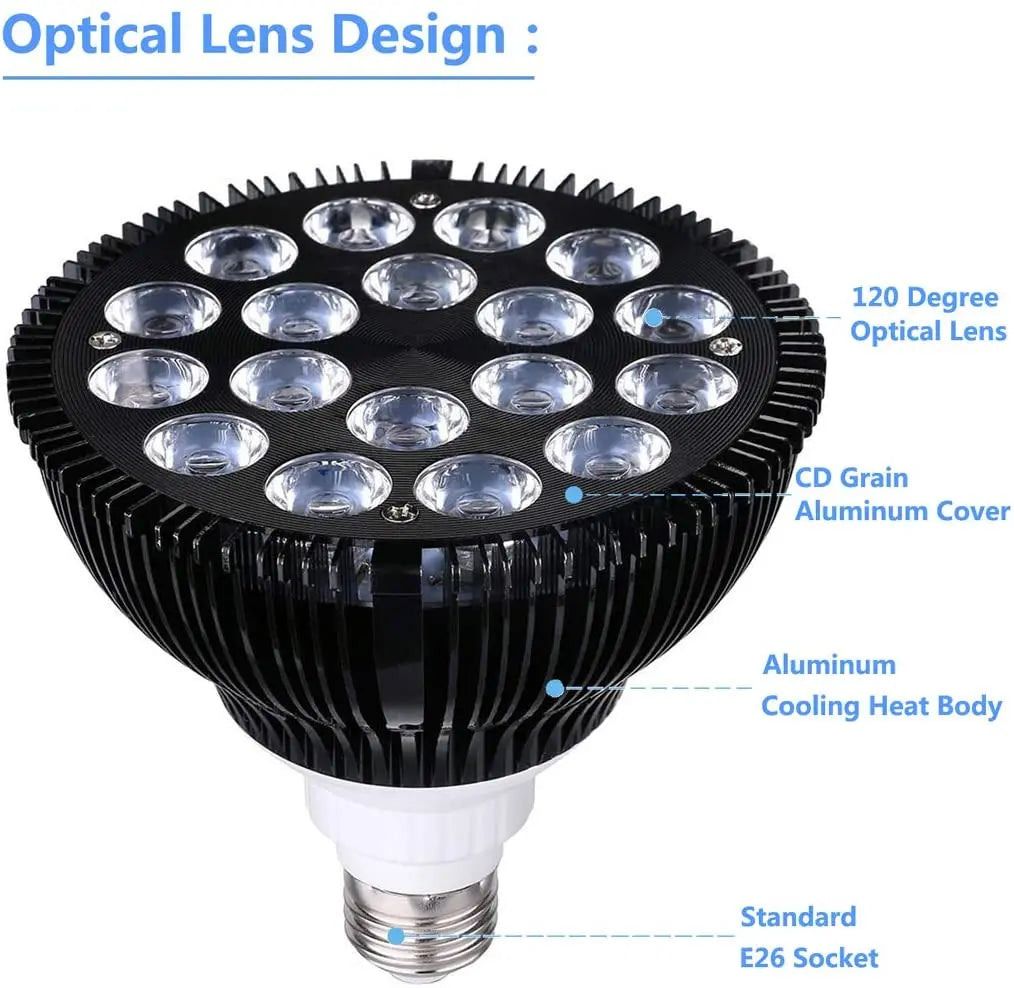 E27 LED Aquarium Light Bulb for Coral Reef and Plants