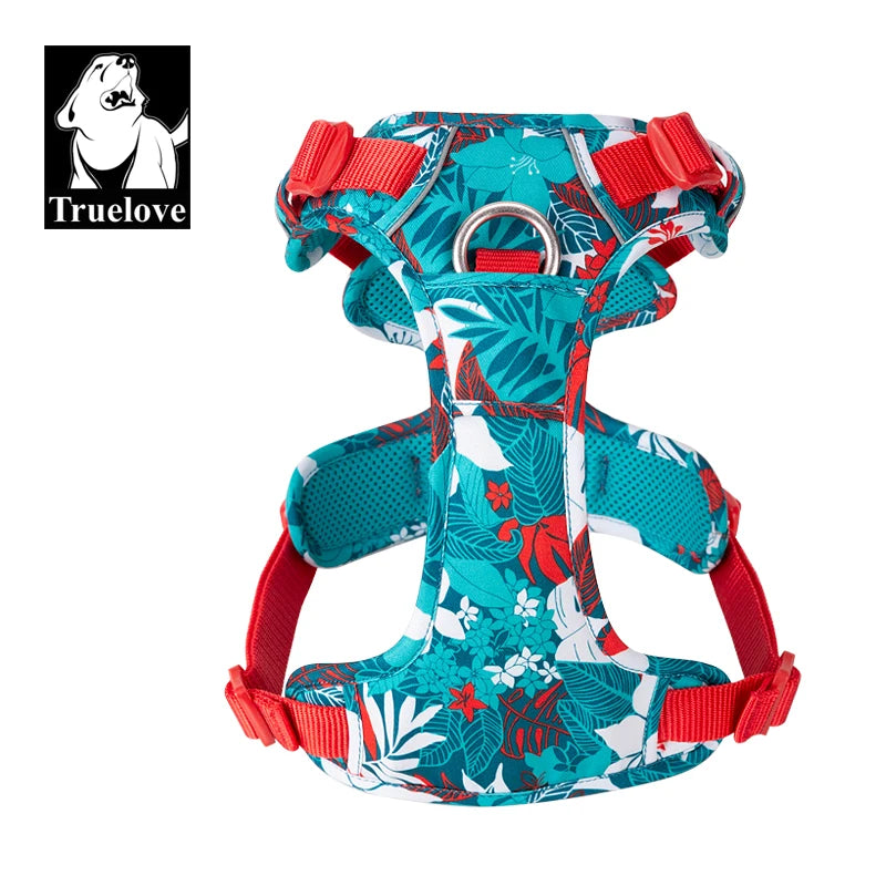 Truelove Premium Reflective Dog Harness in Camouflage Design
