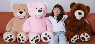 Giant Plush Teddy Bear for Couples and Baby Showers