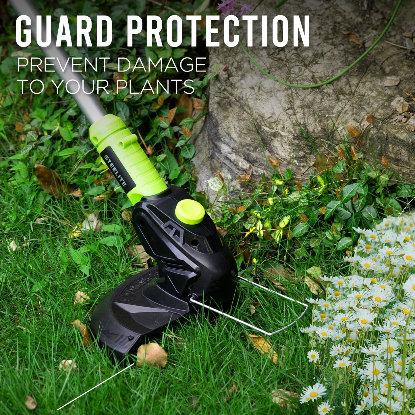 Cordless String Trimmer with Bump Feed and Lightweight Design