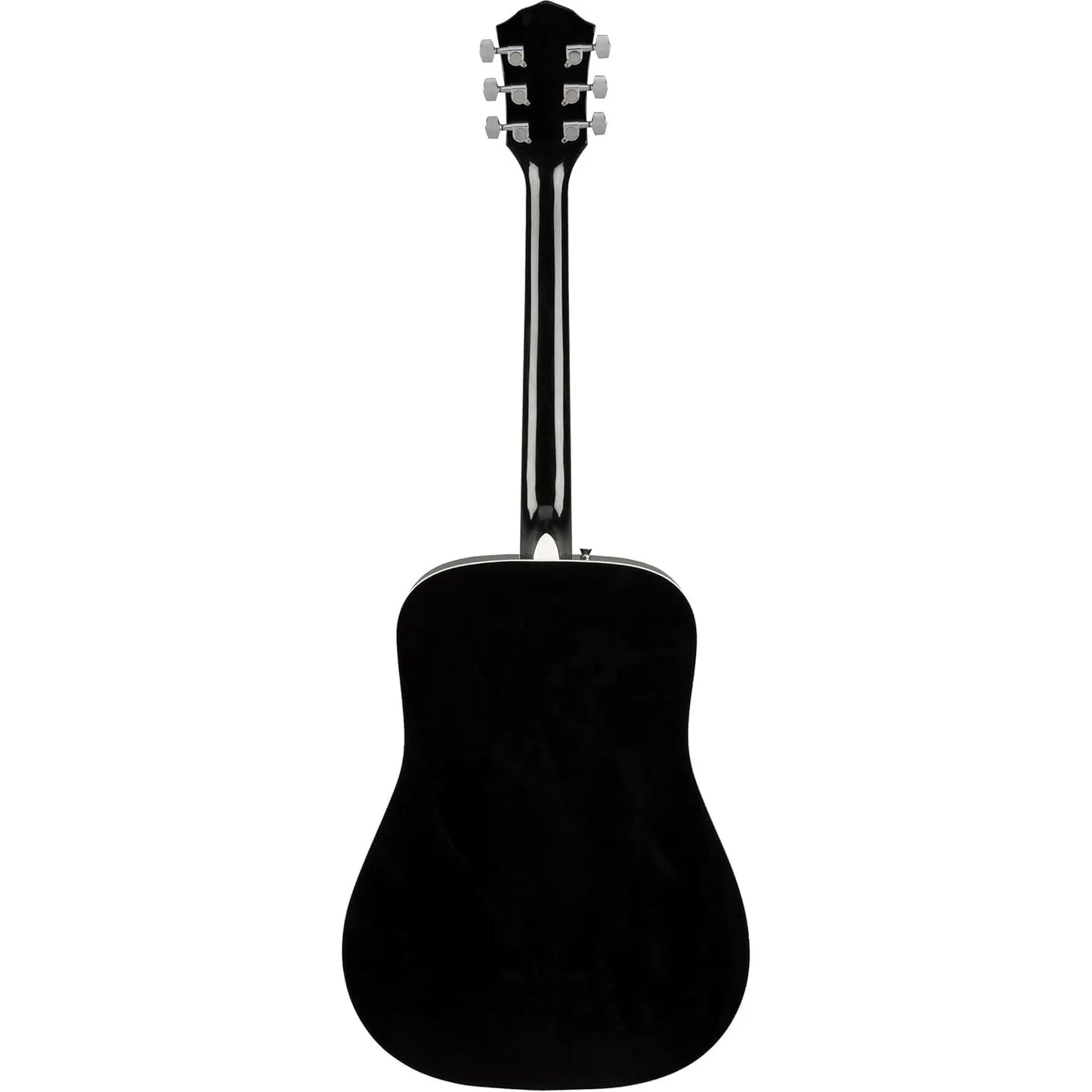 Dreadnought Acoustic Guitar - Black Bundle with Gig Bag, Tuner, Strap, Strings, Picks, Fender Play Online Lessons, and Austin