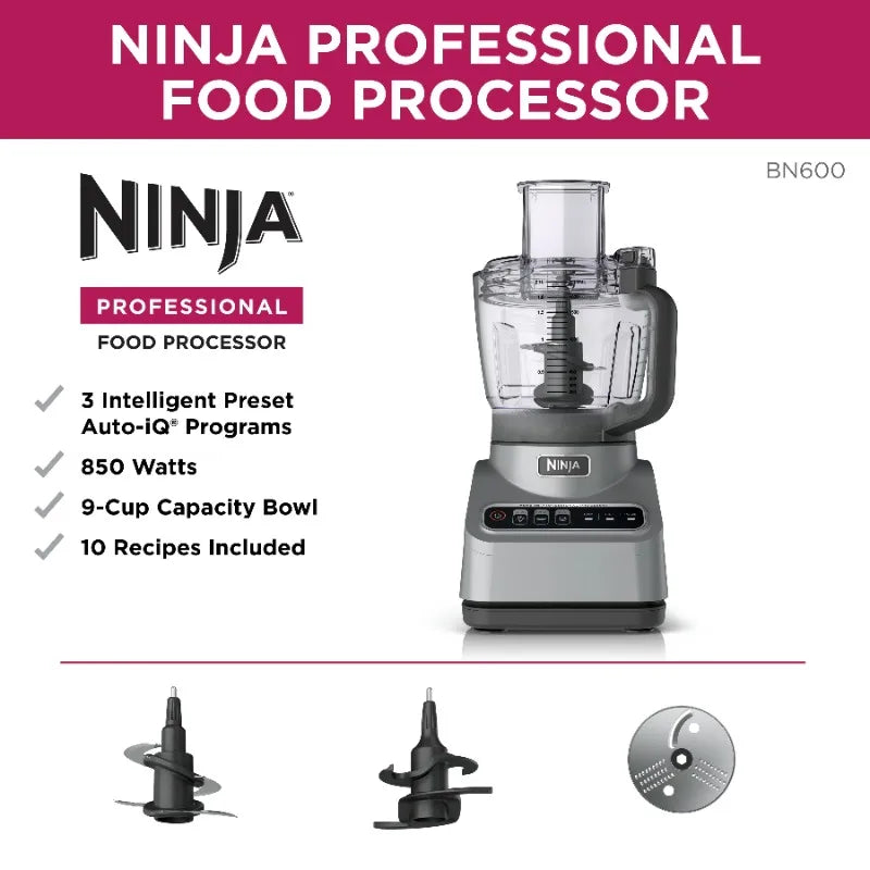 Ninja Professional Food Processor With Auto-iQ Preset Programs