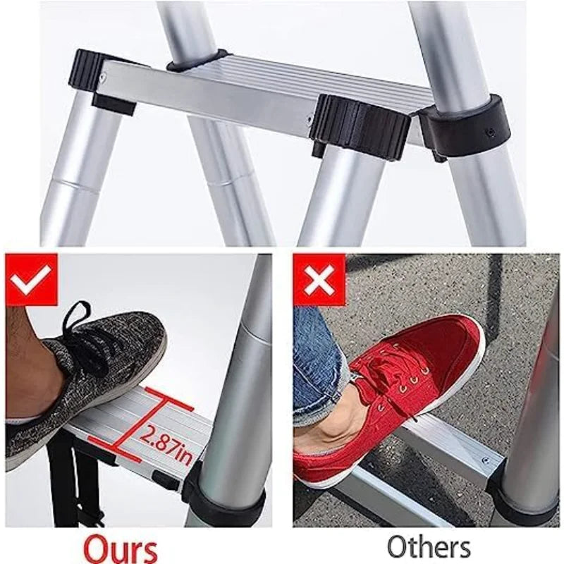 Aluminum A Frame Extension Telescoping Ladder For Home