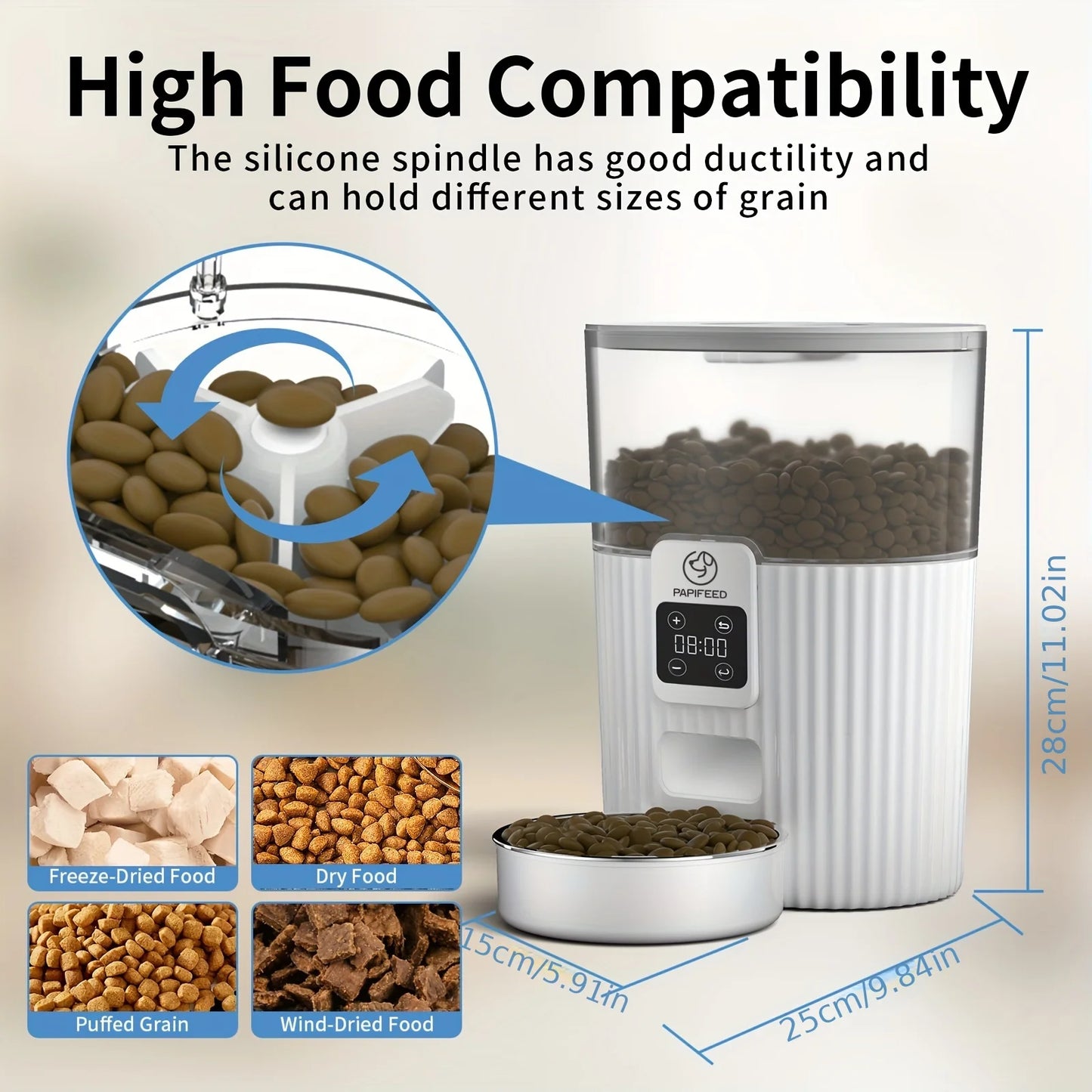 PAPIFEED Smart Automatic Cat And Dog Food Dispenser Machine