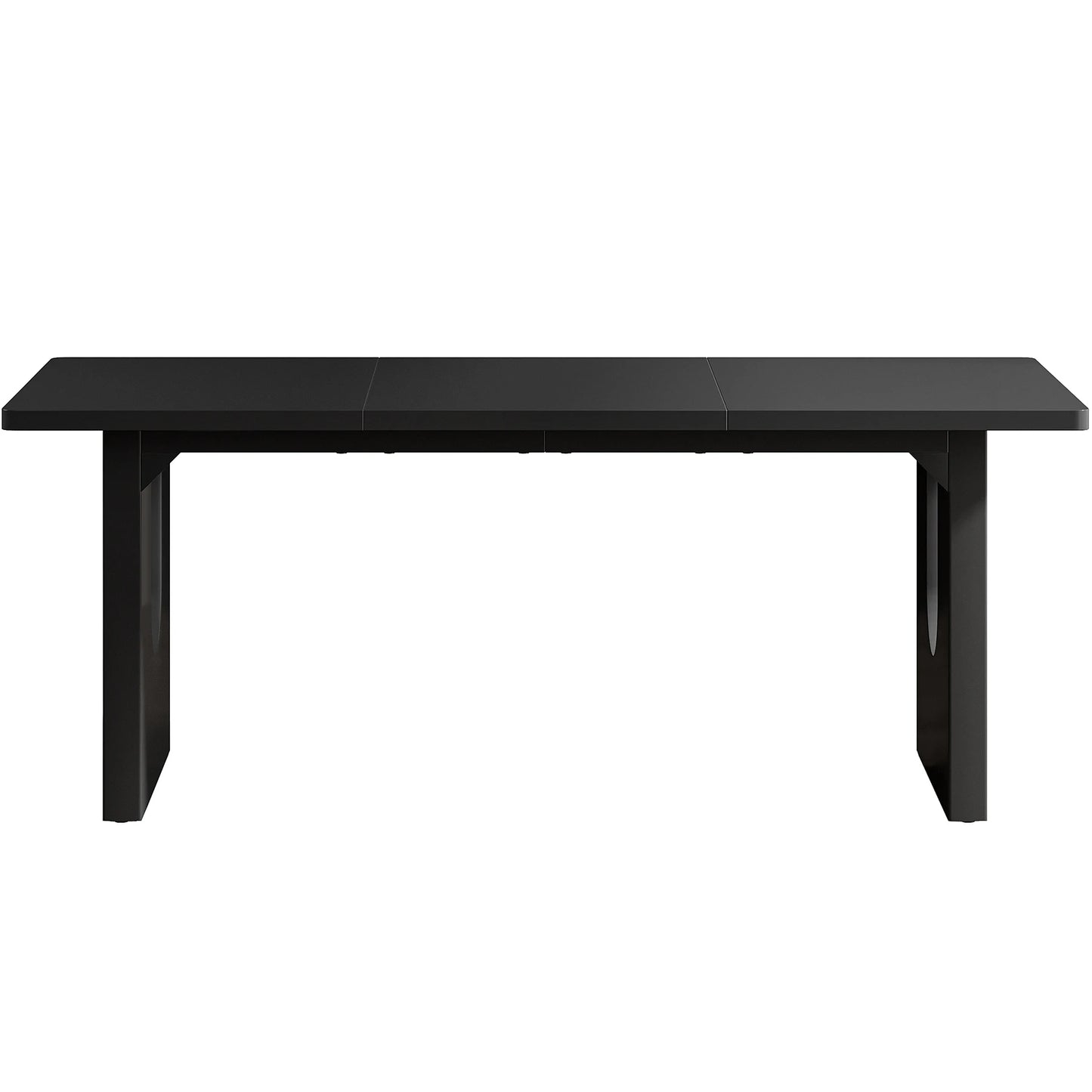 Tribesigns Modern Wood Pedestal Dining Table For Six