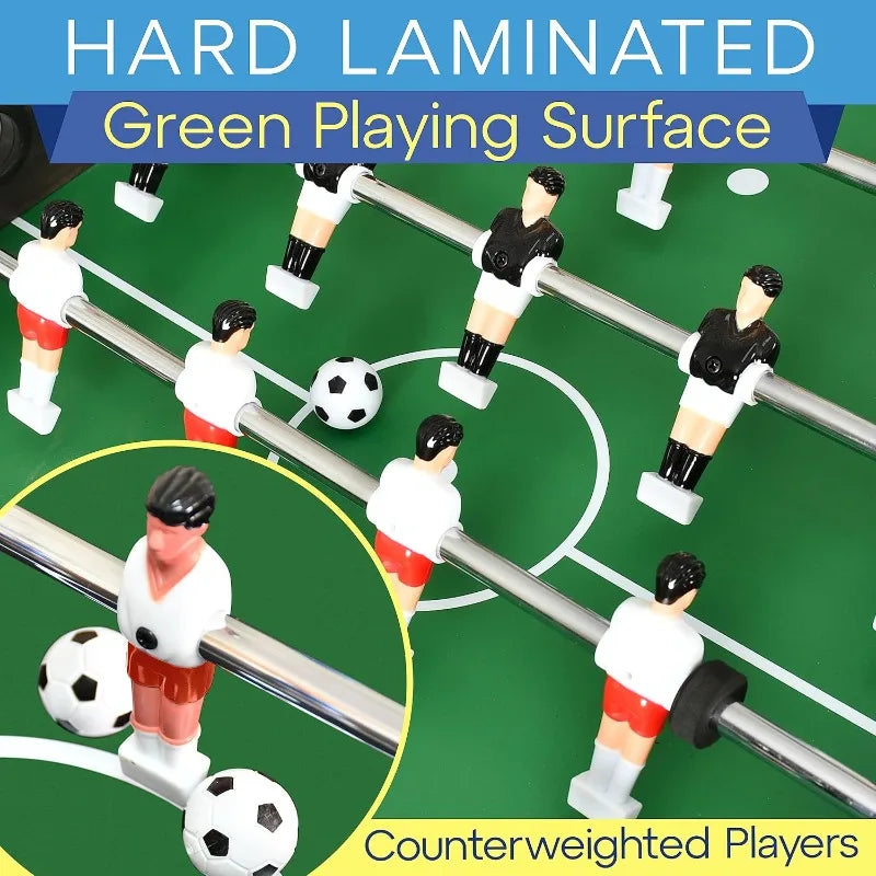 Portable Foosball Table for Family Game Night Fun