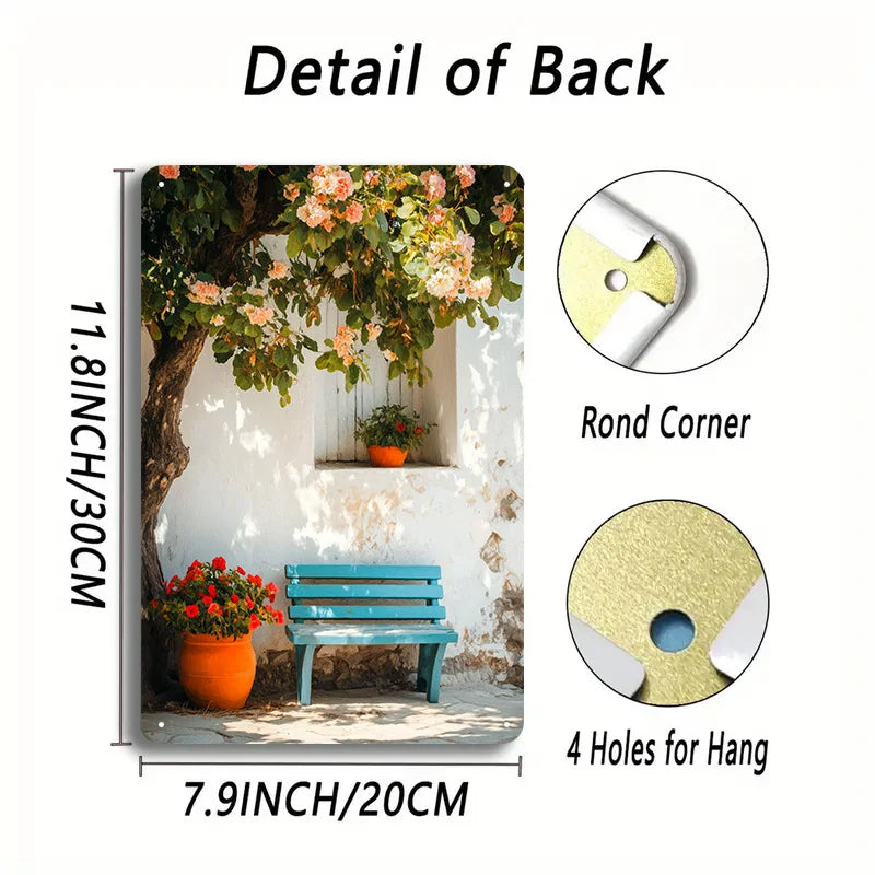 Retro Metal Wall Art Poster For Restaurants And Home Decor
