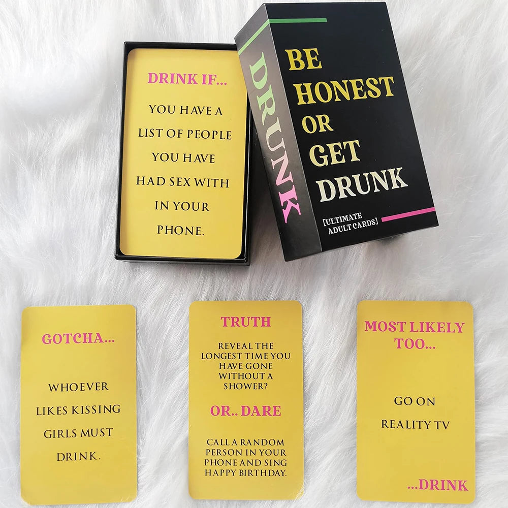 Be Honest or Get Drunk Ultimate Adult Card Game