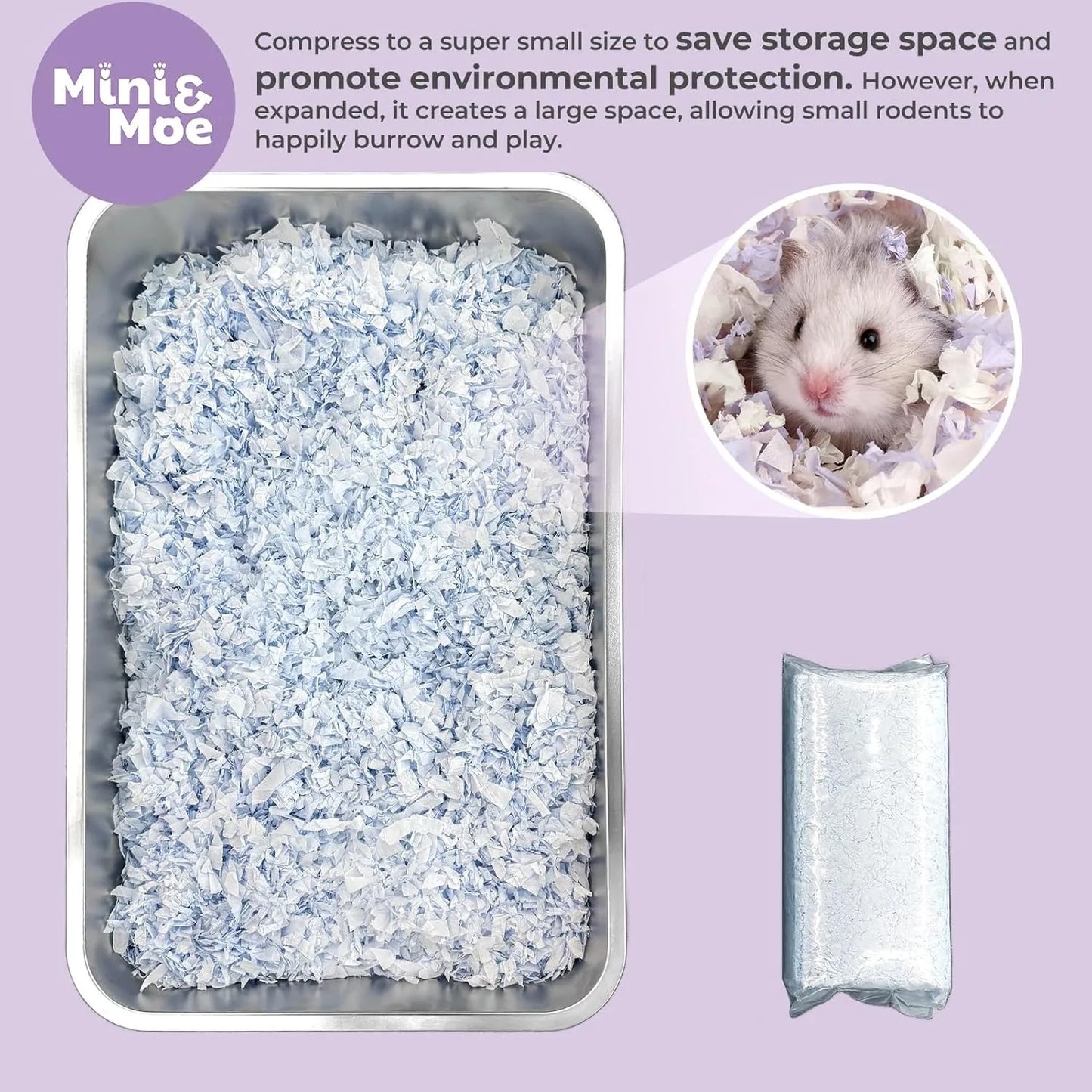 Natural Odor Control Pet Bedding for Small Animals 23L 50L