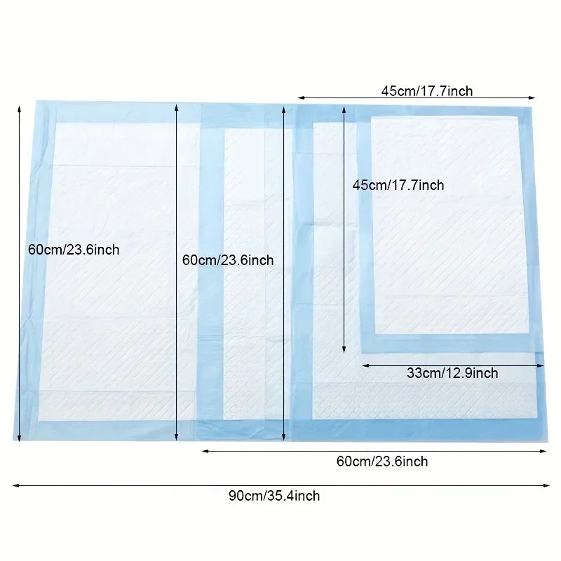 Super Absorbent Odor Control Disposable Dog Diapers and Training Pads