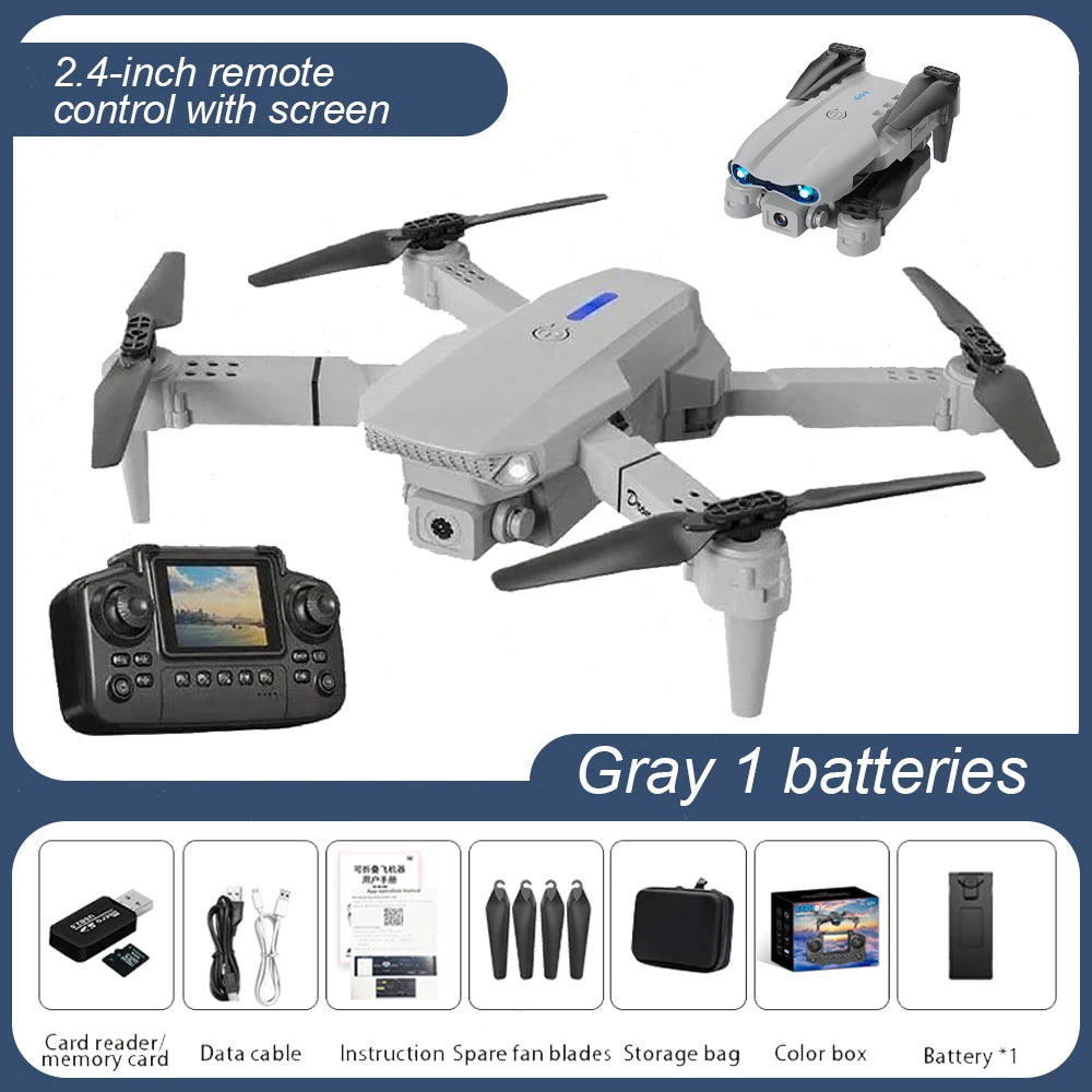 4K Drone For Professional Videography With Remote Control Screen