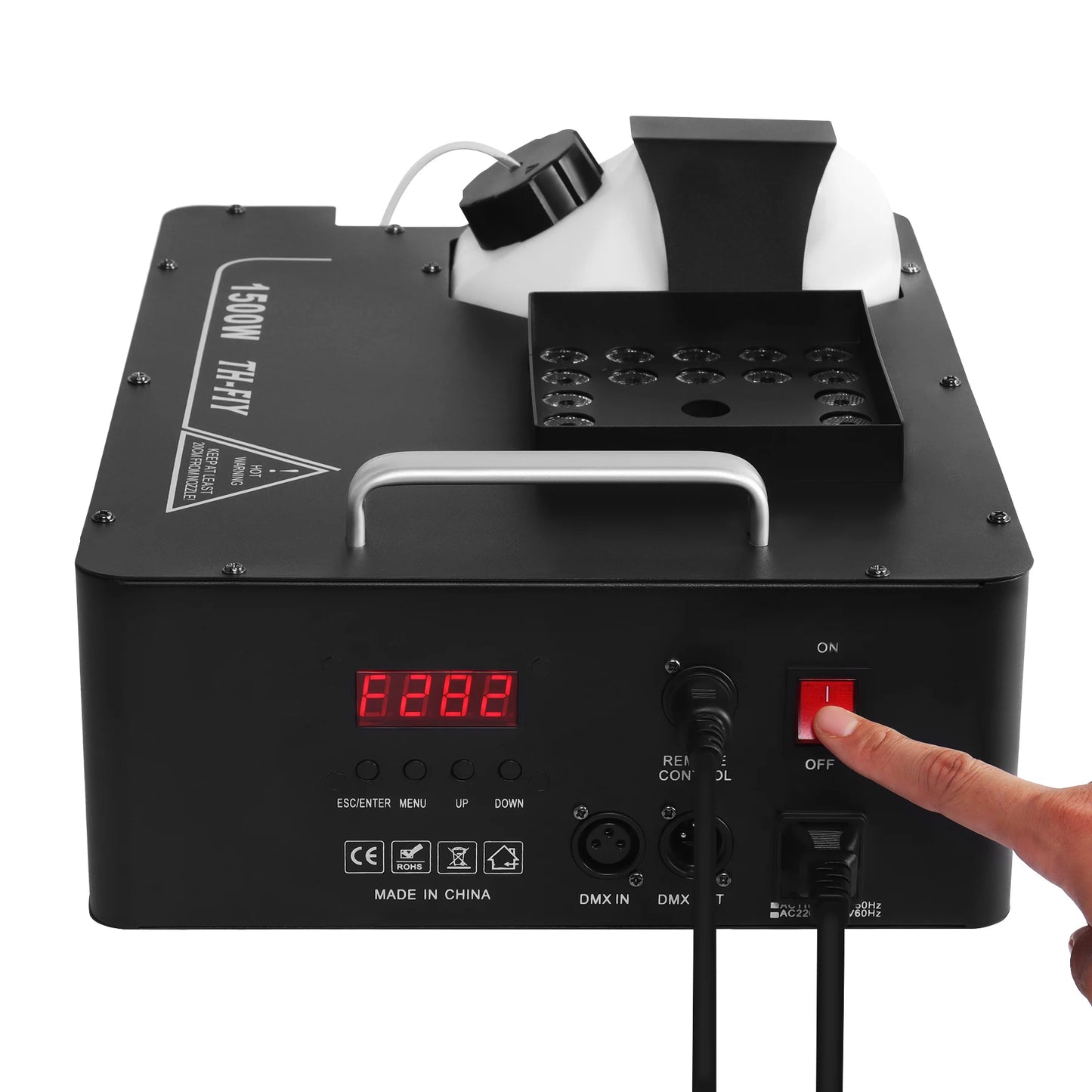 Fog Machine with LED Lights for Parties and Events