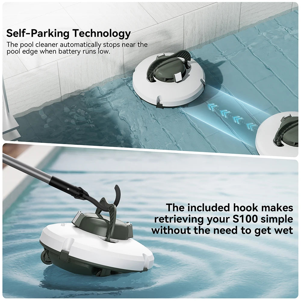Redkey S100 Robotic Pool Cleaner for Effortless Maintenance