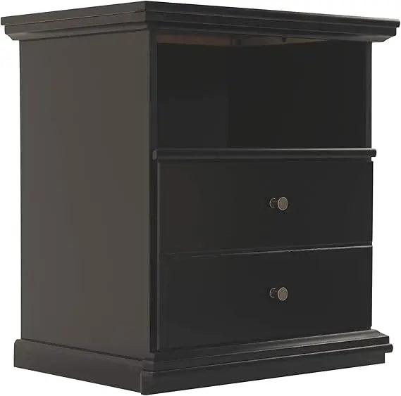 Maribel Traditional Kids Nightstand With Drawer Cubby