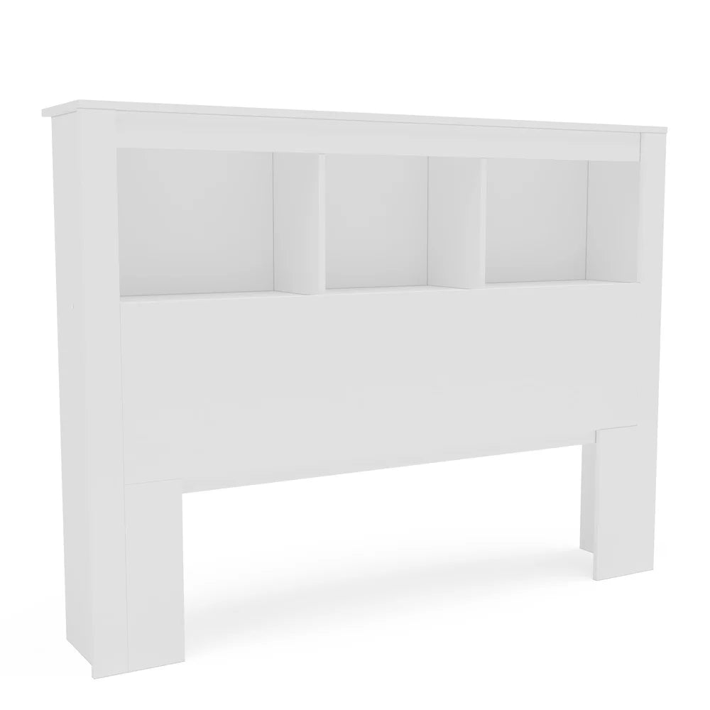 Madison Bookcase Headboard With Storage Shelves Modern Water Resistant