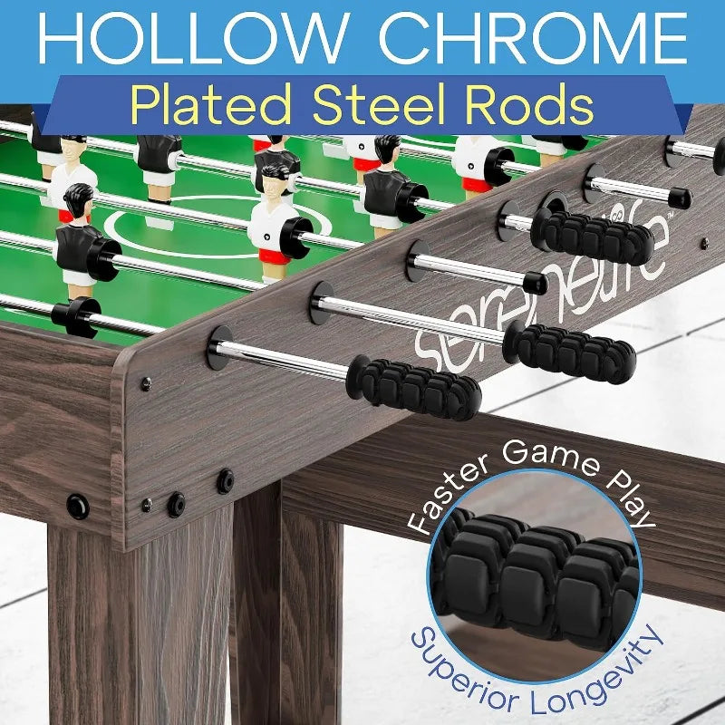 Portable Foosball Table for Family Game Night Fun