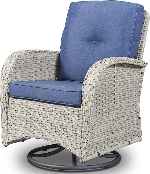 Outdoor Swivel Glider Chair for Patio and Deck Relaxation