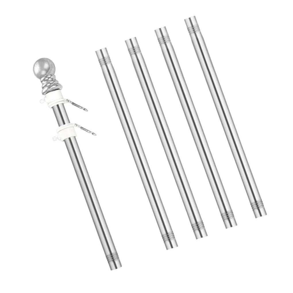 Flag Pole Guide Banner Set For Commercial Poles And Yachts