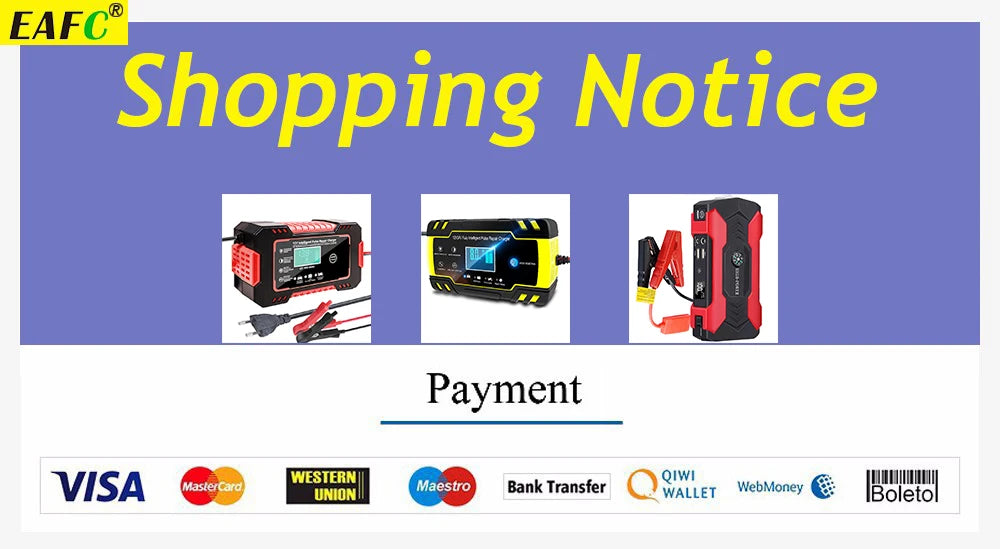 EAFC 2000A Car Jump Start Power Bank 12V Mini Emergency Starter Starter Battery Booster For 6L/4L Car Emergency Starter