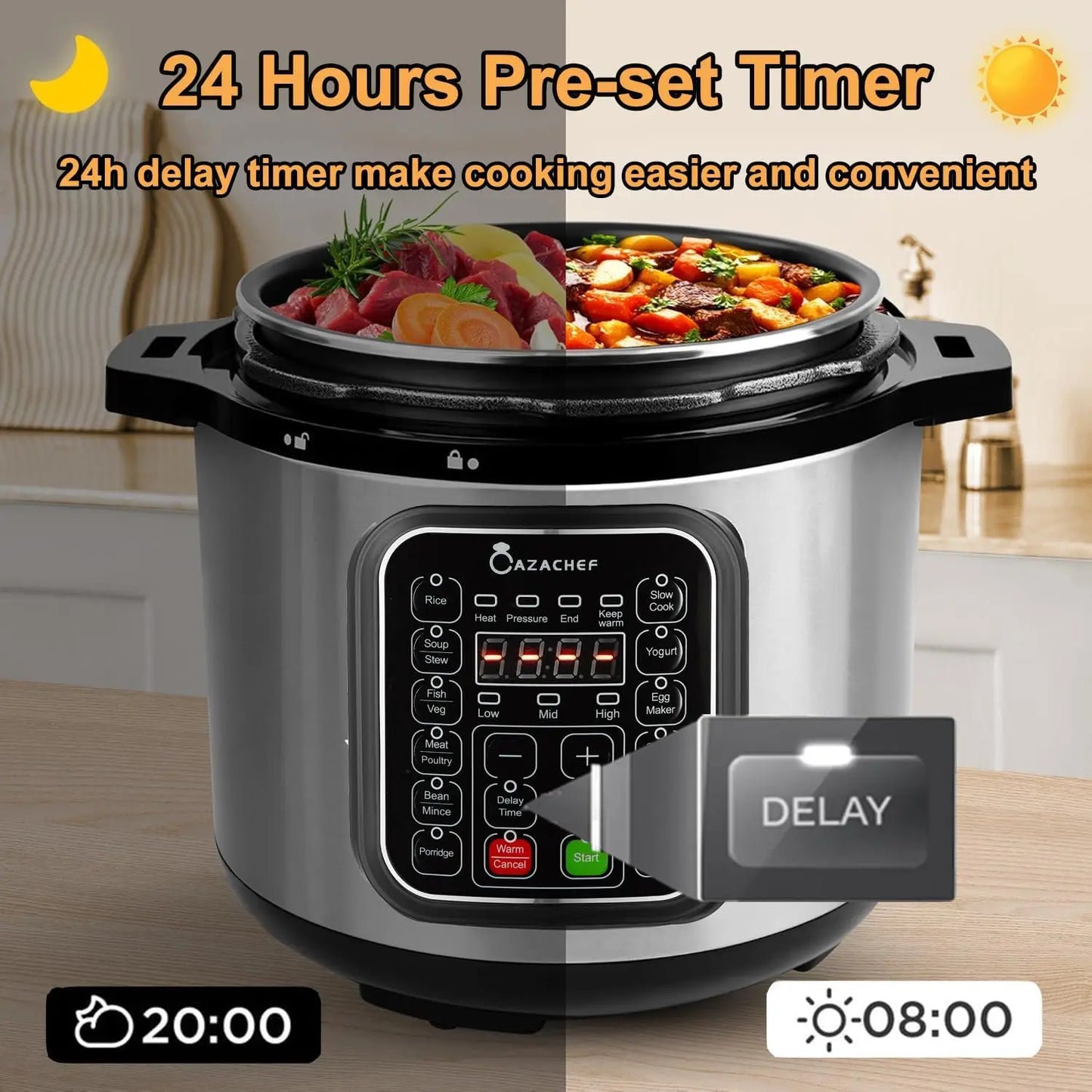 Stainless Steel Pressure Cooker And Electric Multi Cooker