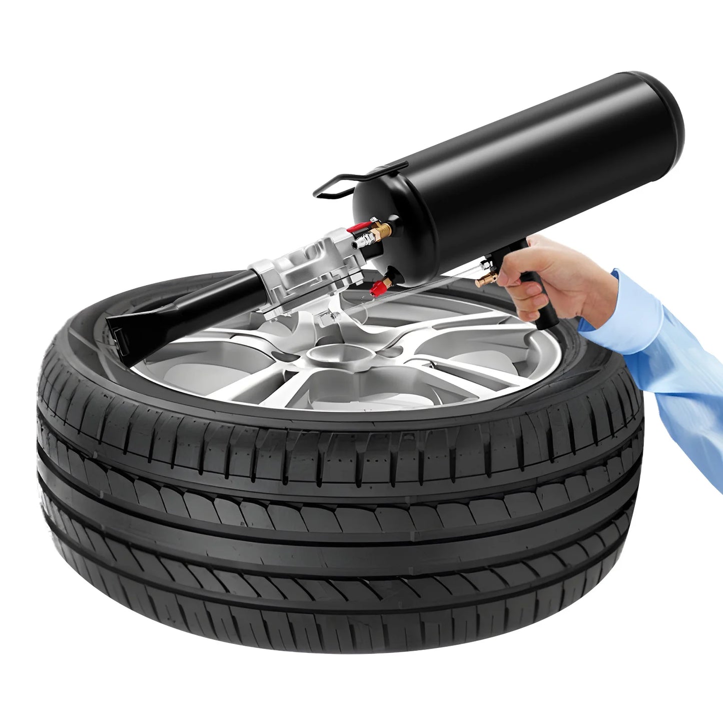 8L Air Tire Bead Seater 2.1Gallon Blaster Tool Trigger Seating Inflator Repair