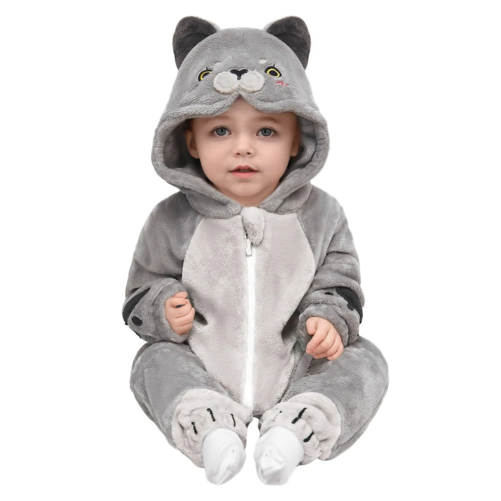 Dinosaur Cosplay Pajamas Jumpsuit For Kids Sleepwear