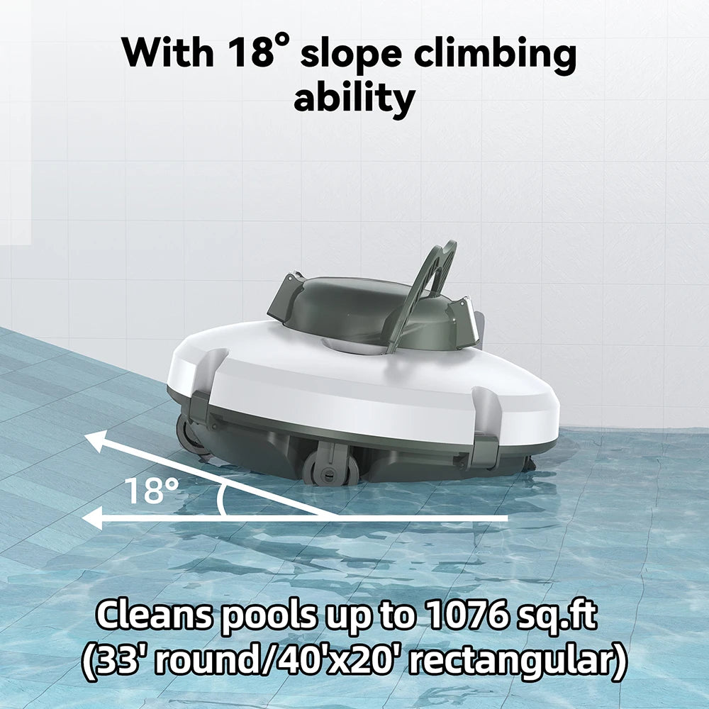 Redkey S100 Robotic Pool Cleaner for Effortless Maintenance