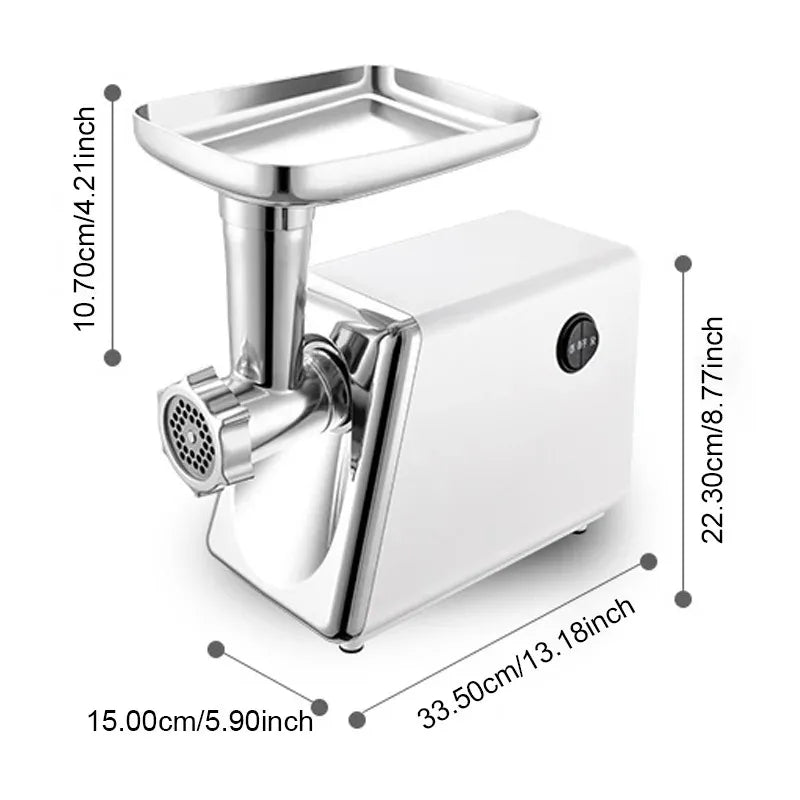 Heavy Duty Electric Meat Grinder With Blades And Sausage Stuffer