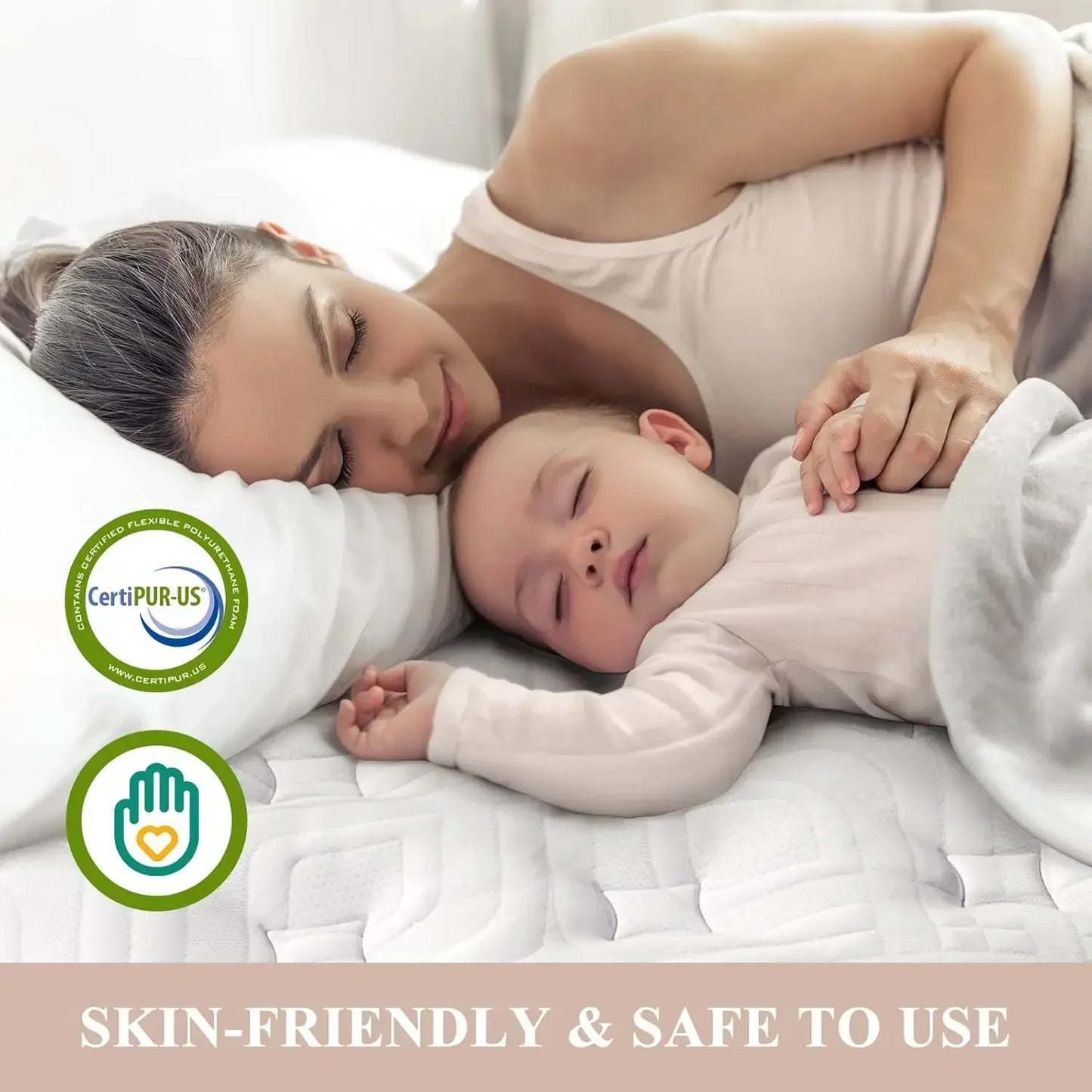 Hybrid Memory Foam Mattress For Back Pain And Spine Alignment