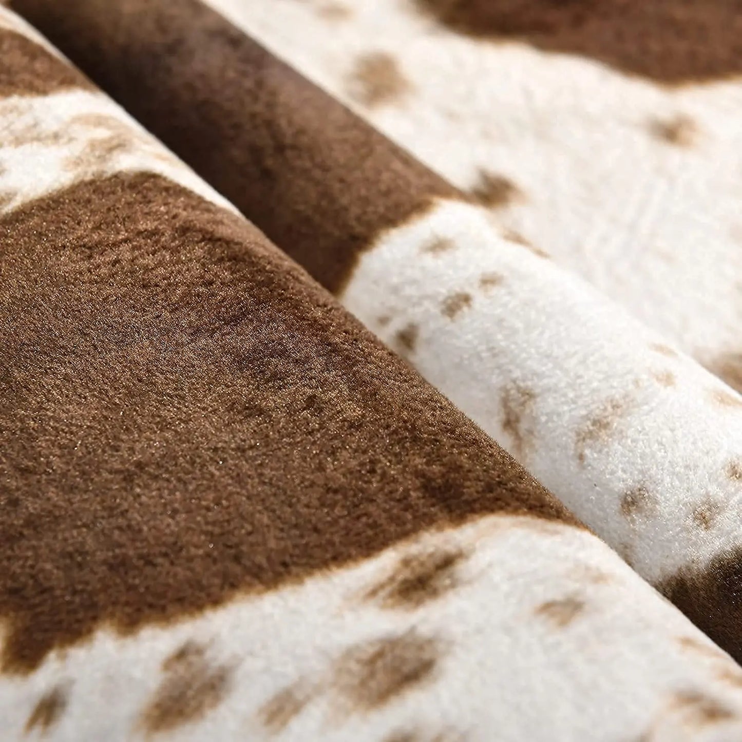 Faux Cowhide Animal Print Rug For Living Room Bedroom