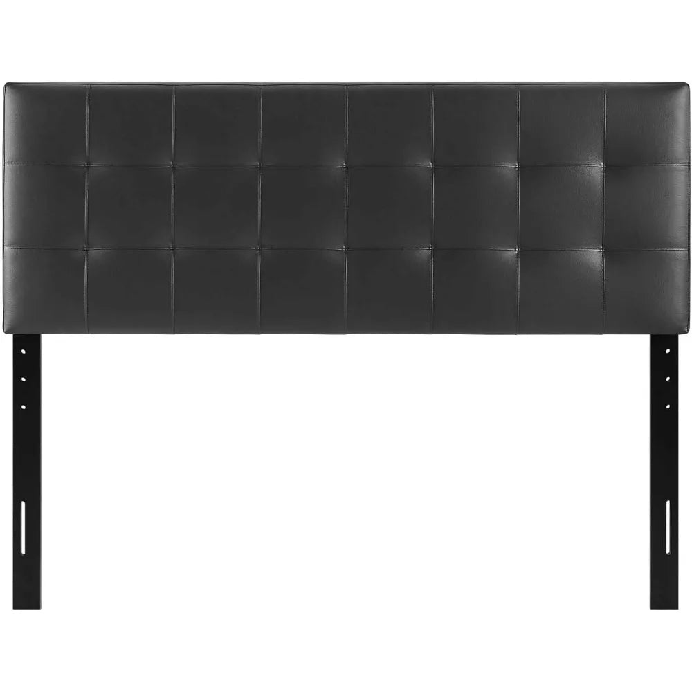 Modway Lily Collection Faux Leather Tufted Headboard Wall Mount