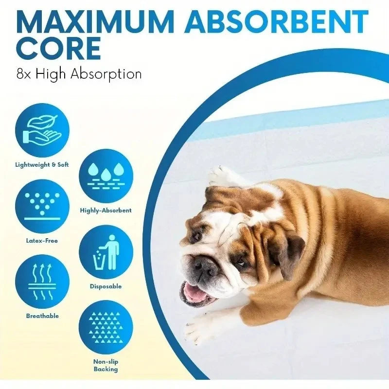 Leak-Proof Dog Pee Pads for Potty Training with Quick Dry Design