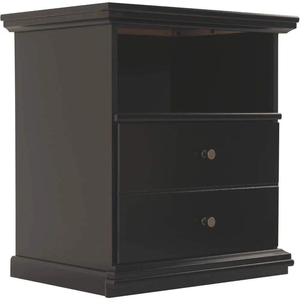 Maribel Traditional Kids Nightstand With Drawer Cubby