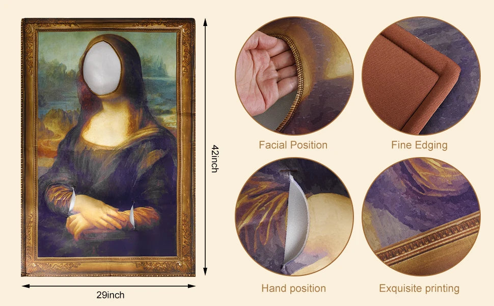 Famous Paintings Costume Mona Lisa And The Scream Dress Up