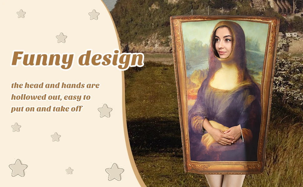 Famous Paintings Costume Mona Lisa And The Scream Dress Up