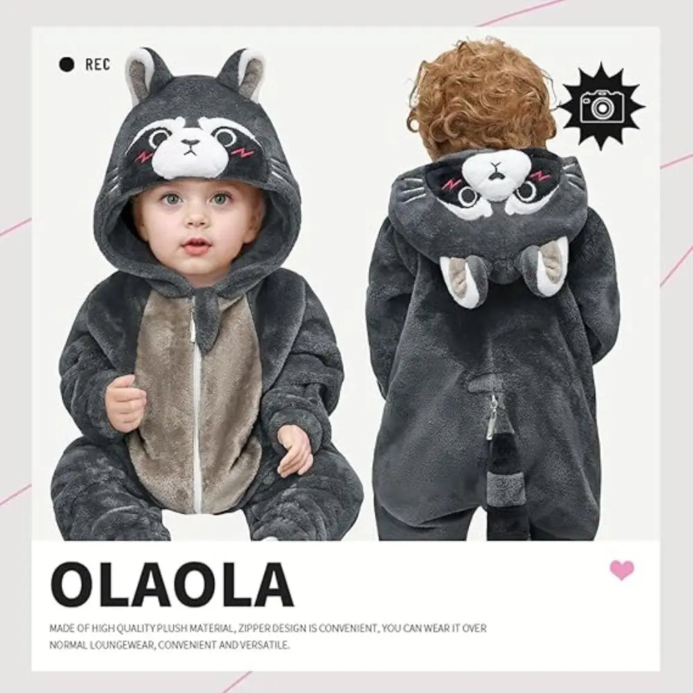 Dinosaur Cosplay Pajamas Jumpsuit For Kids Sleepwear