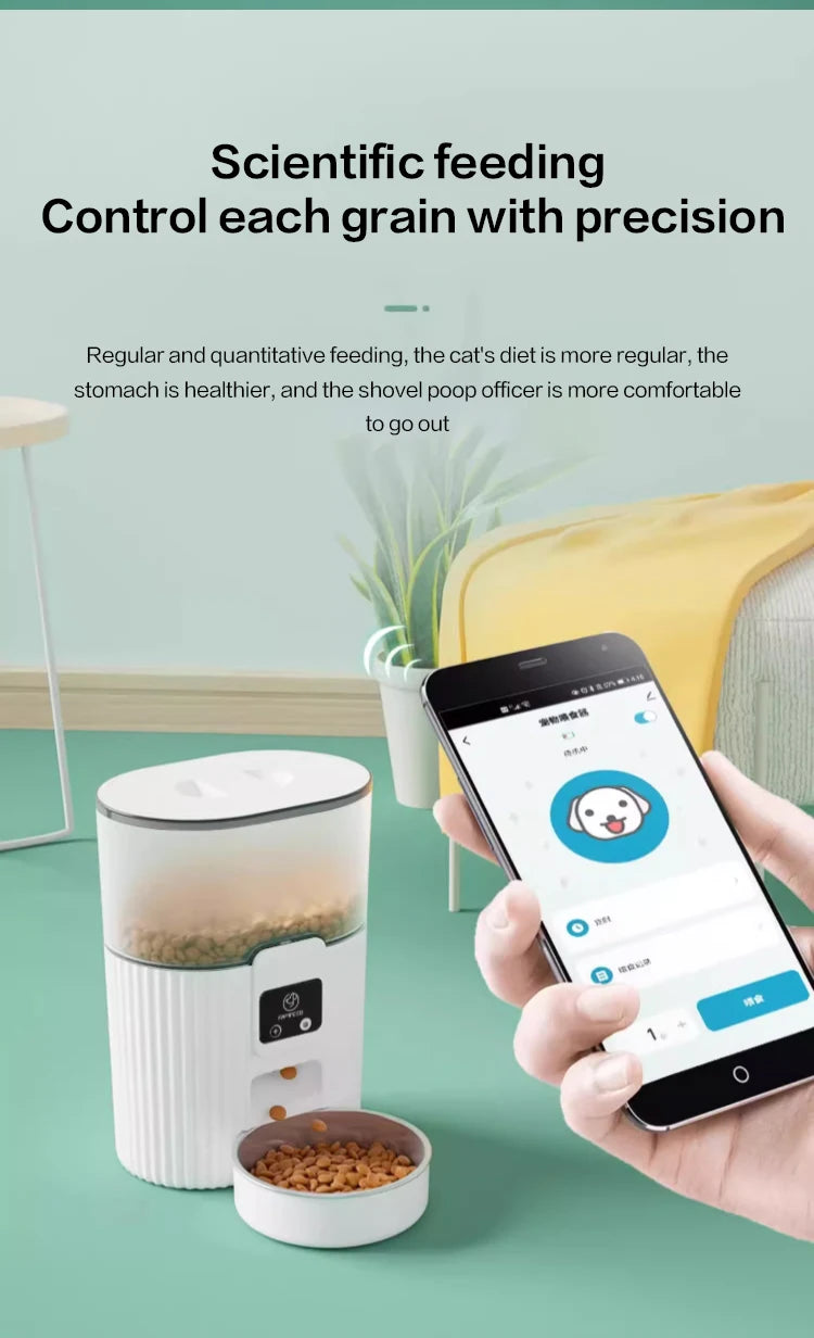 PAPIFEED Smart Automatic Cat And Dog Food Dispenser Machine
