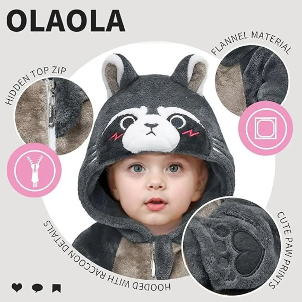 Dinosaur Cosplay Pajamas Jumpsuit For Kids Sleepwear