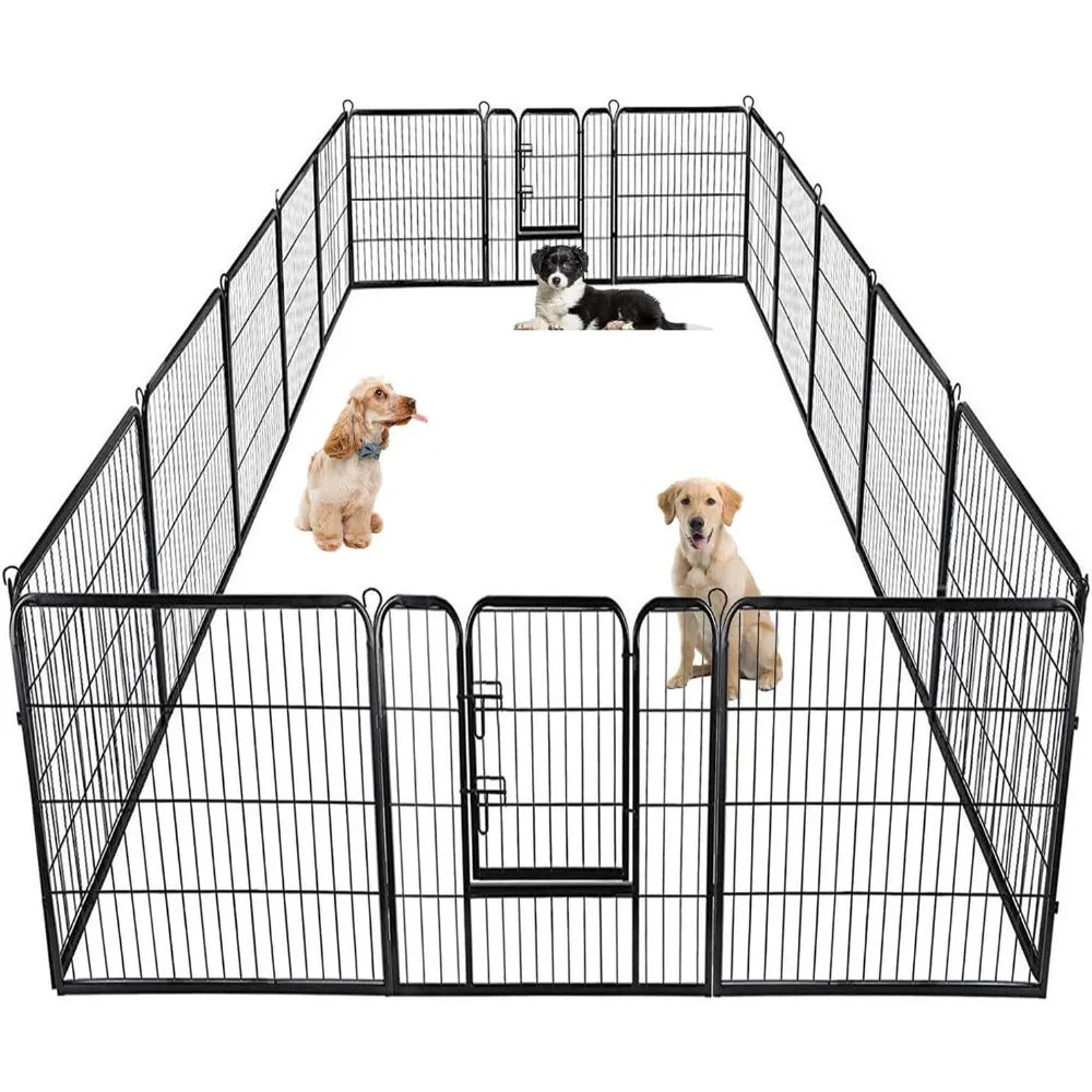 Metal Dog Playpen for Indoor and Outdoor Pet Exercise