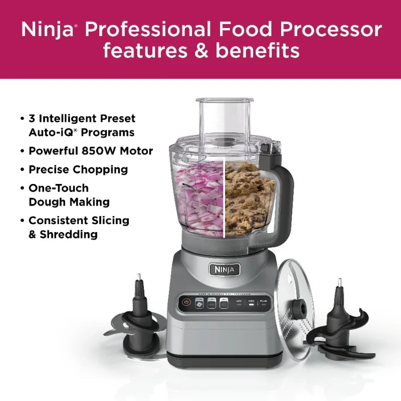 Ninja Professional Food Processor With Auto-iQ Preset Programs