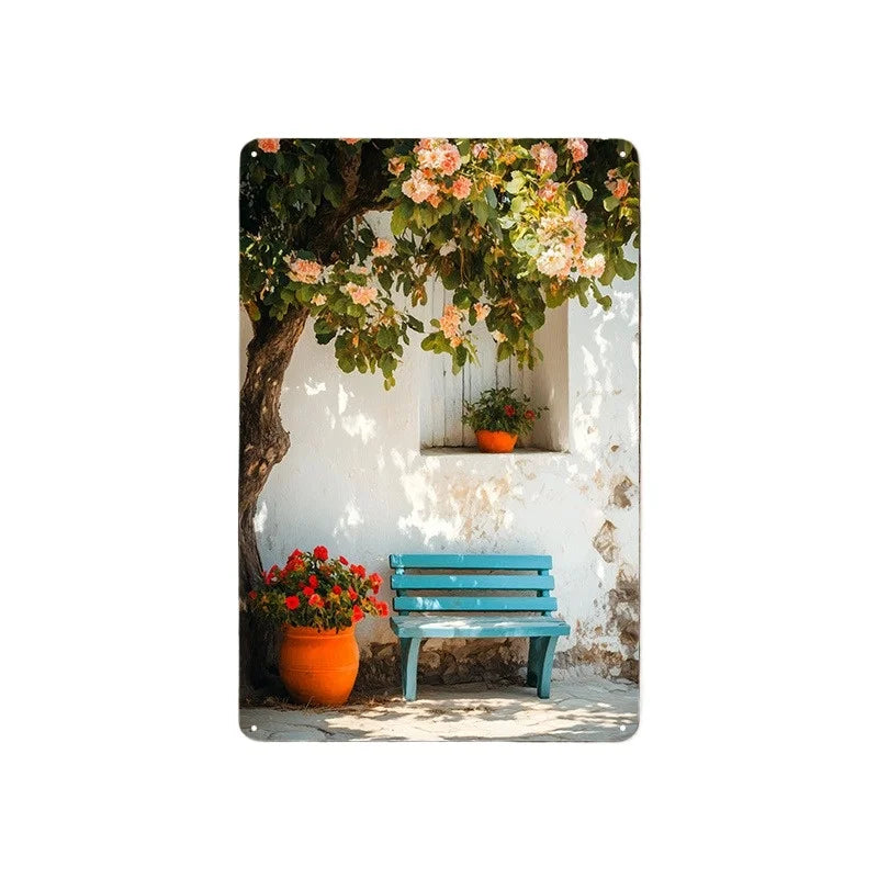 Retro Metal Wall Art Poster For Restaurants And Home Decor
