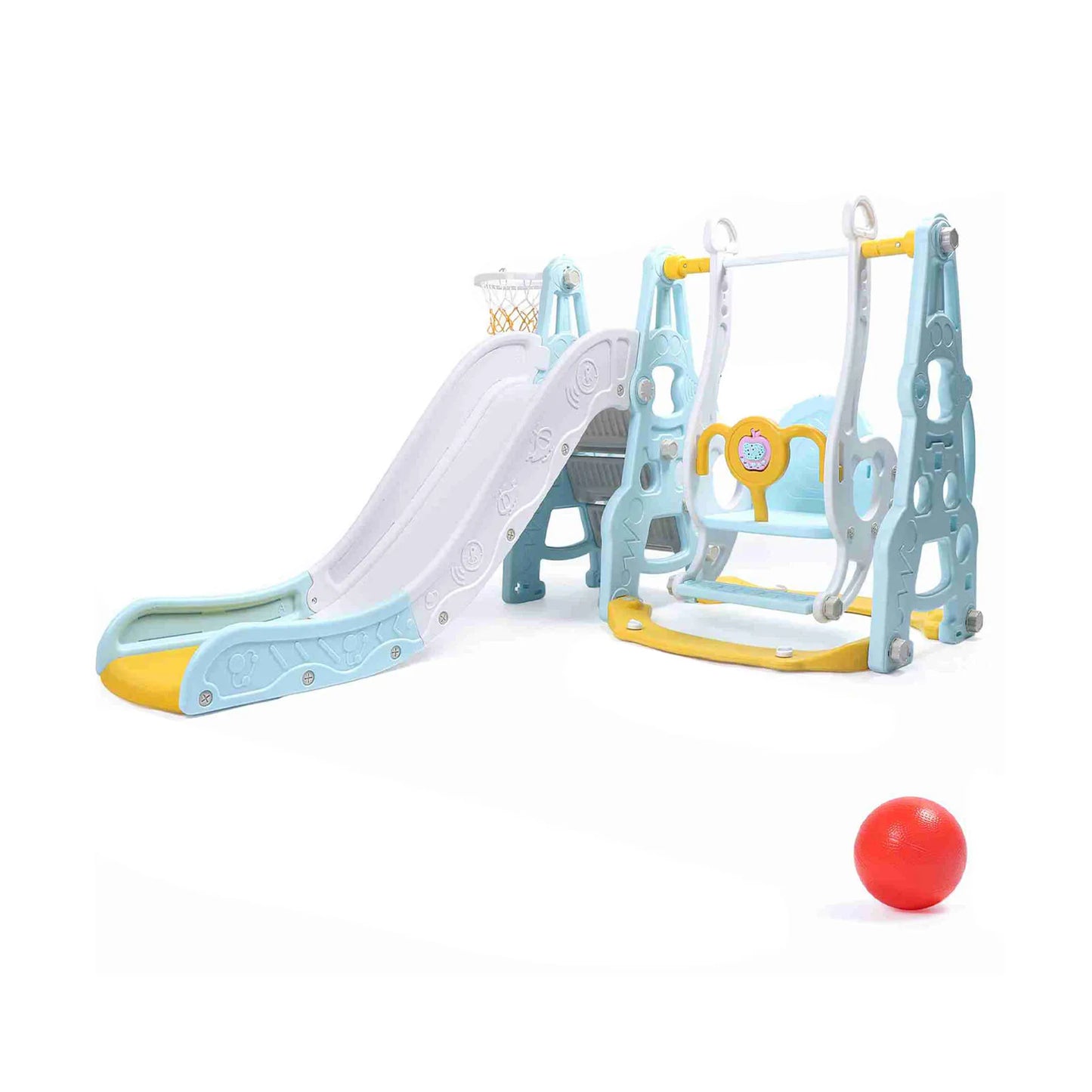 Four In One Toddler Playground Swing Slide Climber Hoop