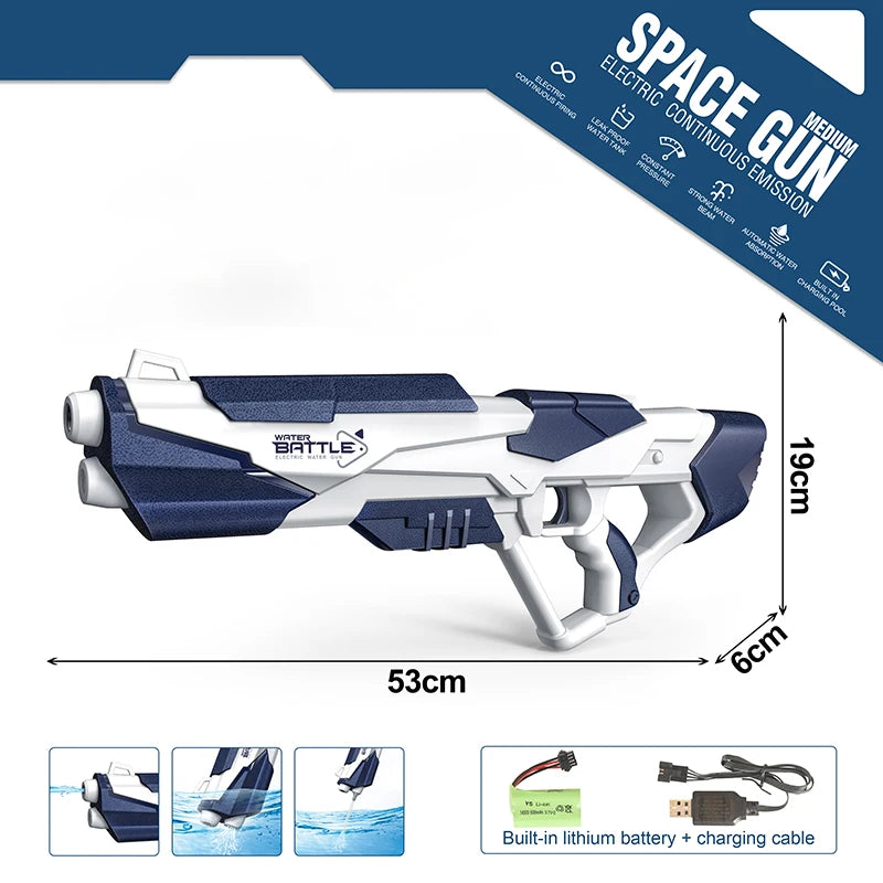 Electric Water Gun Outdoor Toy for Summer Fun