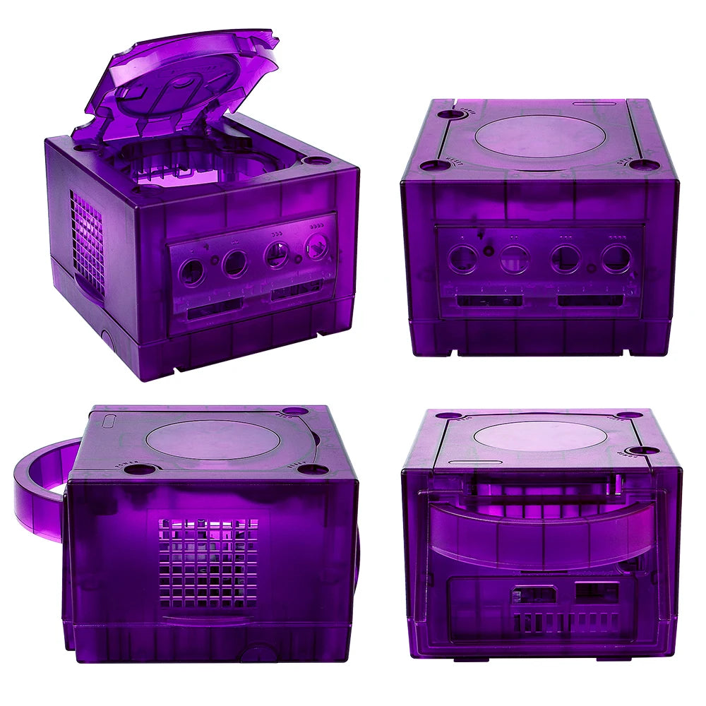 Transparent Replacement Case For Nintendo GameCube Console Housing