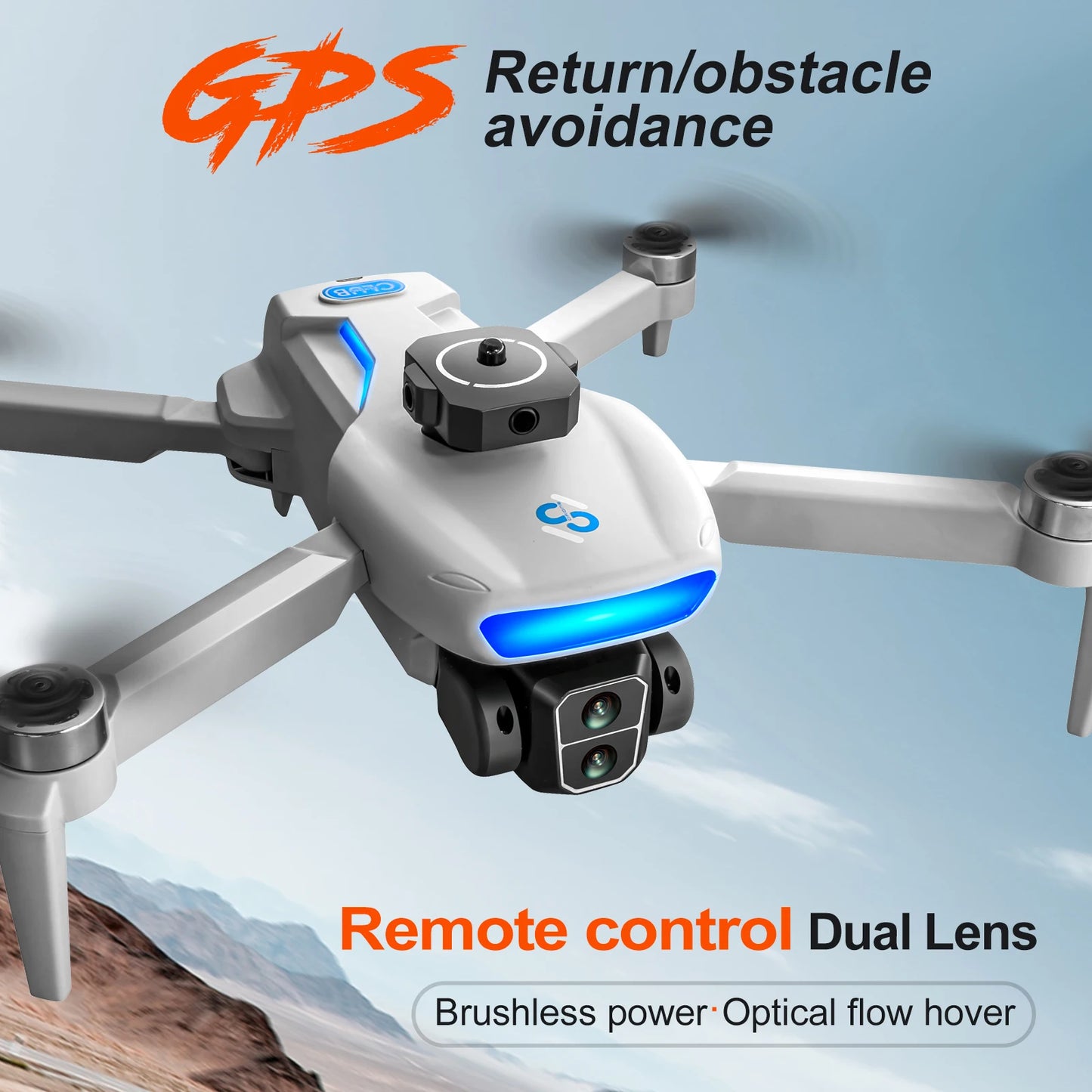 Foldable 4K Camera Drone with 40 Minutes Flight Time