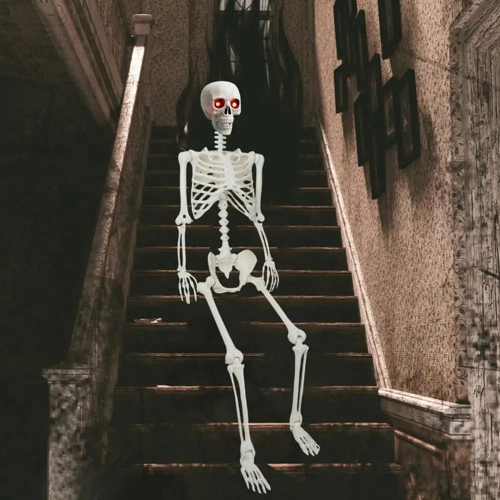 Light Up Skeleton With Movable Joints And Glowing Eyes